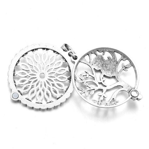 Aromatherapy Necklace with Owl | Pendant Size:3.5cm*3.5cm