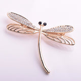 Crystals Dragonfly Brooch | Trendy