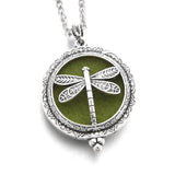 Aromatherapy Necklace with Dragonfly