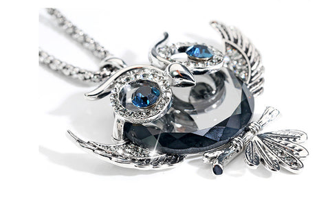 Classic Owl Necklace | Pendant Size:6.0cm*5.5cm
