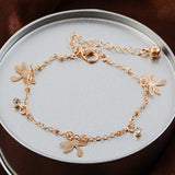 Trendy Dragonfly Ankle Bracelet