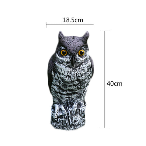 Realistic Owl with Straigh Head - Garden Protector