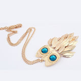 Charming Owl Pendant - Pendant Size:8.5*3.4cm
