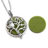 Aromatherapy Necklace with Owl | Pendant Size:3.5cm*3.5cm