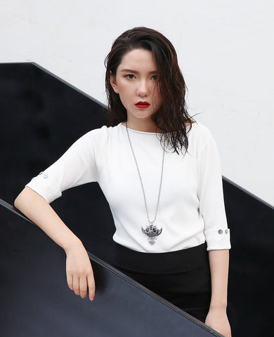 Classic Owl Necklace | Pendant Size:6.0cm*5.5cm