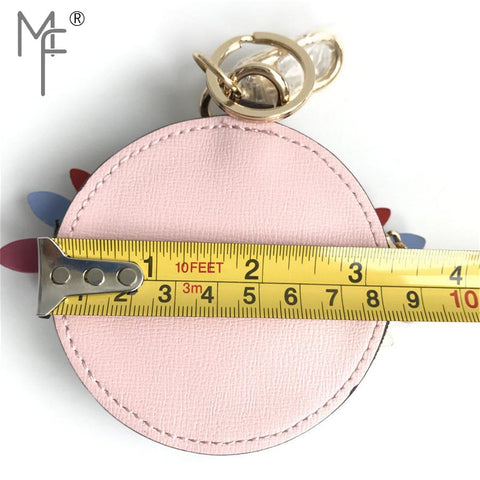 Owl Real Leather Purse - Size :8.5cm x 2.5cm (3.35" x 0.98")
