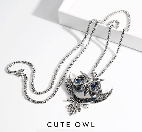 Classic Owl Necklace | Pendant Size:6.0cm*5.5cm