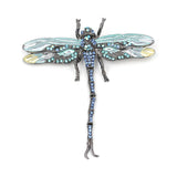 High Quality Crystal Dragonfly Brooch