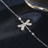 Bohemian Ankle Bracelet with Dragonfly