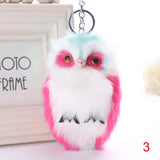 15CM Keyring Fluffy Plush Owl