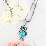 Trendy Cute Owl Necklace -  Pendant Size:3.2*1.9cm