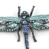 High Quality Crystal Dragonfly Brooch