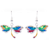 Dragonfly Necklace and Earring Set For Unique Gift