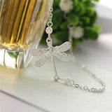Bohemian Ankle Bracelet with Dragonfly