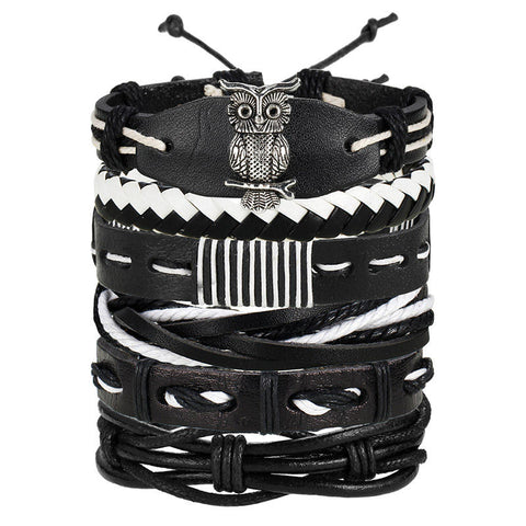 Owl Leather Bracelet