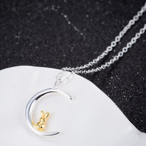 Moon & Rabbit Necklace | BestSeller