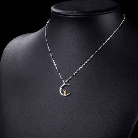 Moon & Rabbit Necklace | BestSeller