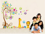 child room decorates - cute owl  wall stickers - product size(cm*cm):60*90 | final effect picture on the wall(cm*cm):150*230