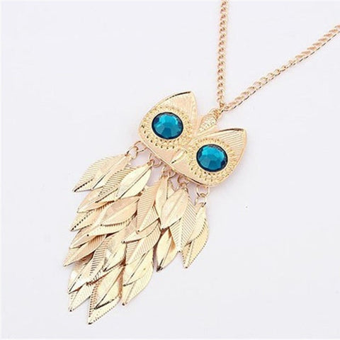 Charming Owl Pendant - Pendant Size:8.5*3.4cm