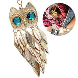 Charming Owl Pendant - Pendant Size:8.5*3.4cm