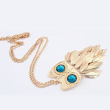 Charming Owl Pendant - Pendant Size:8.5*3.4cm
