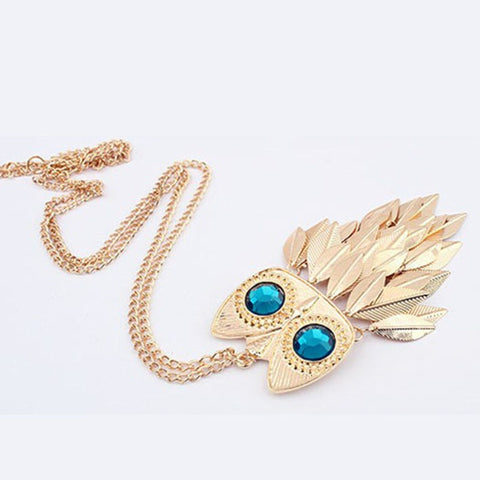 Charming Owl Pendant - Pendant Size:8.5*3.4cm