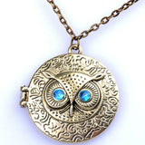 Retro Chic Owl Eye Necklace - Pendant Size:about 3.9cm | Length:70 cm