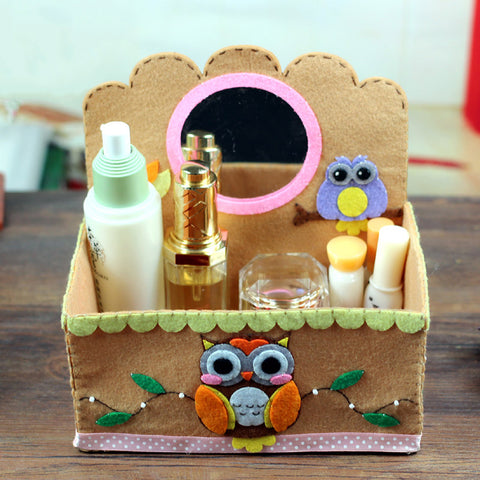 Lovely Owl Style Cosmetic Container