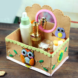 Lovely Owl Style Cosmetic Container