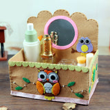 Lovely Owl Style Cosmetic Container
