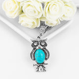 Trendy Cute Owl Necklace -  Pendant Size:3.2*1.9cm