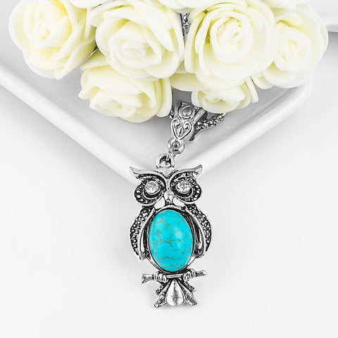 Trendy Cute Owl Necklace -  Pendant Size:3.2*1.9cm