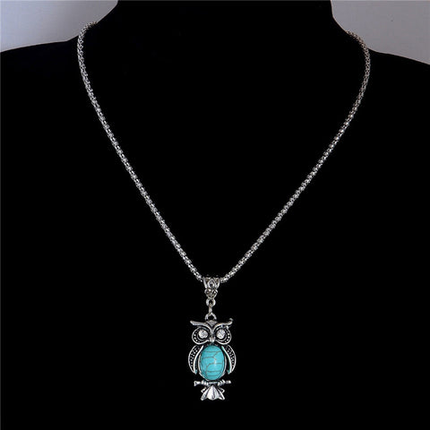 Trendy Cute Owl Necklace -  Pendant Size:3.2*1.9cm