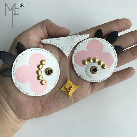 Owl Real Leather Purse - Size :8.5cm x 2.5cm (3.35" x 0.98")