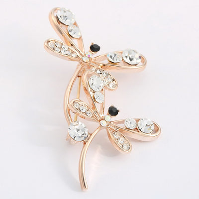 New Fashion Two Dragonfly Brooch