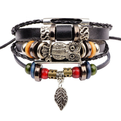 Vintage Rope Handmade Owl Bracelets