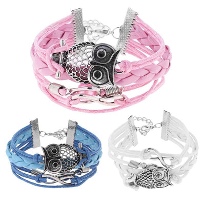 New Punk Handmade Owl  Bracelets
