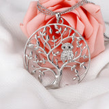 Long Necklace with little Owl | Pendant Size:6.5cm/2.55in