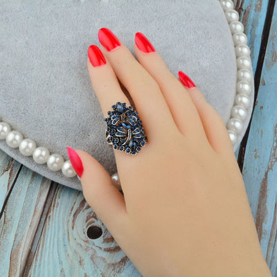 Vintage Big Dragonfly Ring