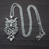 Celtic Owl Necklace - Pendant Size:25mm * 45mm