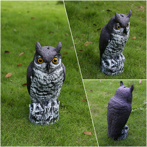 Realistic Owl with Straigh Head - Garden Protector