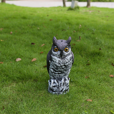 Realistic Owl with Straigh Head - Garden Protector