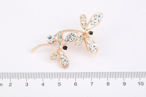 New Fashion Two Dragonfly Brooch