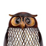 Piggy Bank Owl Shaped Figurine