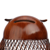 Piggy Bank Owl Shaped Figurine
