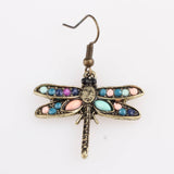 Trendy Dragonfly Woman Earrings