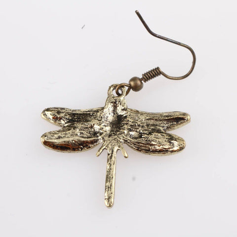 Trendy Dragonfly Woman Earrings