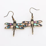 Trendy Dragonfly Woman Earrings