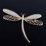 Crystals Dragonfly Brooch | Trendy