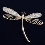 Crystals Dragonfly Brooch | Trendy